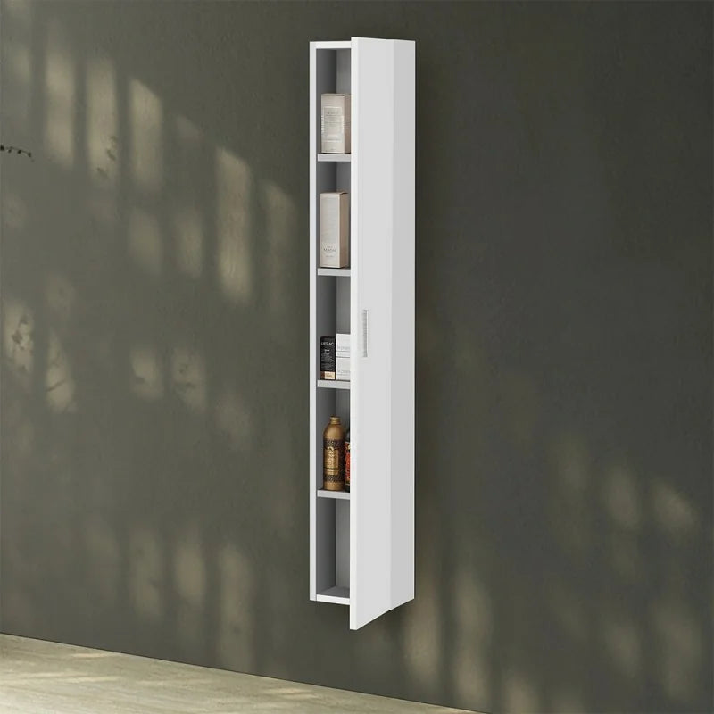 Pensile bagno Cubi&Co serie Grace con anta lunga 24x150x15 cm - Bianco Lucido 3