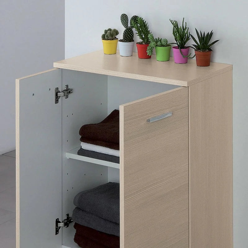 Armadio basso o scarpiera a due ante Cubi&Co serie Star 60 x 83,5 cm - Larice 3