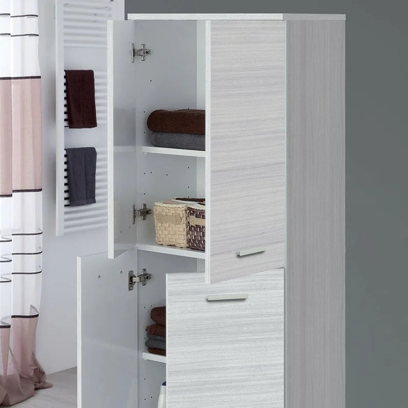 Armadio o scarpiera a quattro ante Cubi&Co serie Star 60x154 cm - Grigio 2