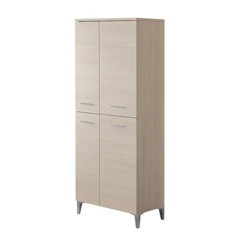 Armadio o scarpiera a quattro ante Cubi&Co serie Star 60x154 cm - Larice