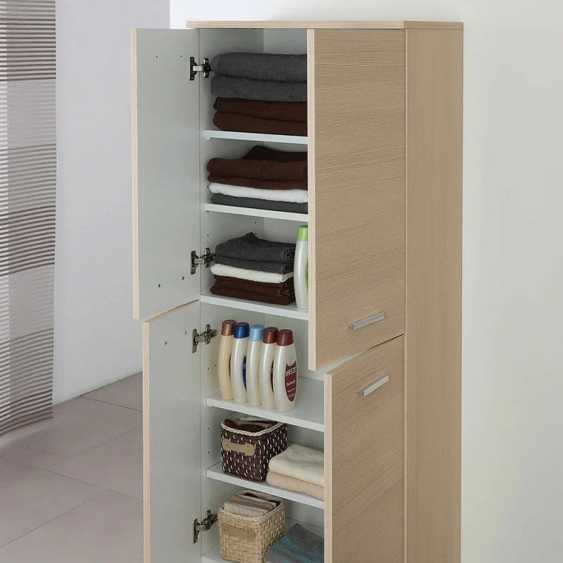 Armadio o scarpiera a quattro ante Cubi&Co serie Star 60x154 cm - Larice 3