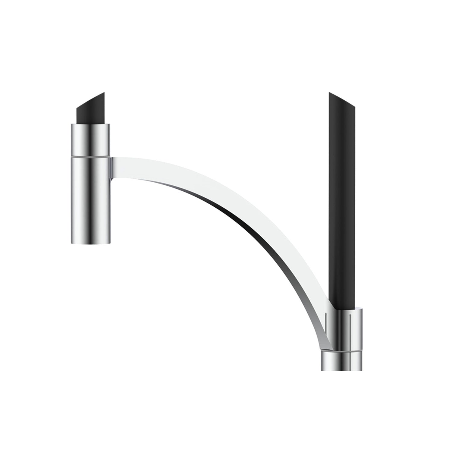  Miscelatore cucina 1 getto con canna flessibile in silicone nero Mixlav by CeramicStore | Lo specialista del tuo bagno