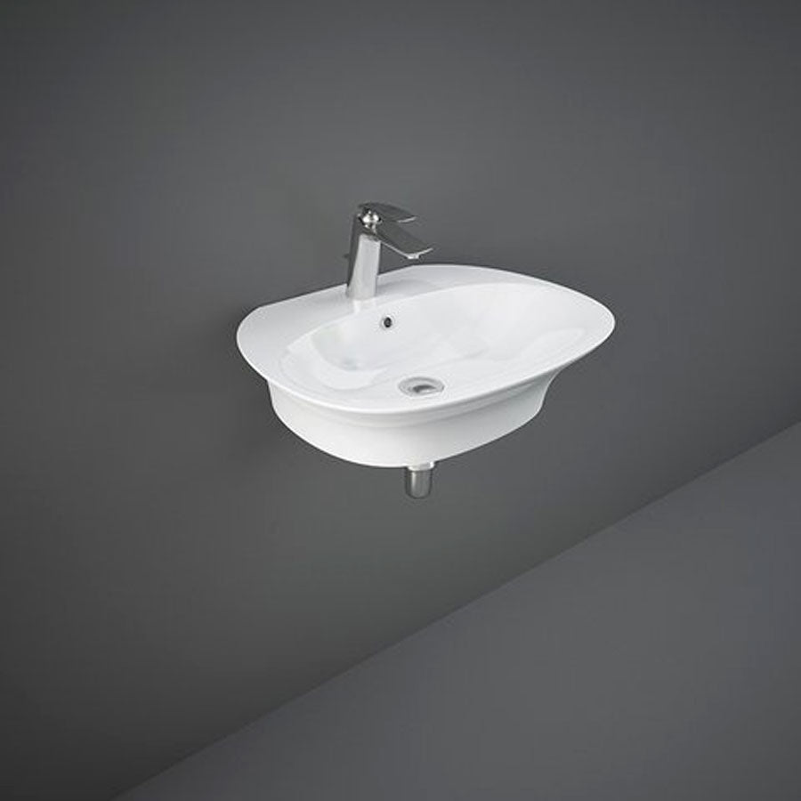 Lavabo sospeso Sensation in ceramica bianca lunghezza 60 cm by CeramicStore | Lo specialista del tuo bagno