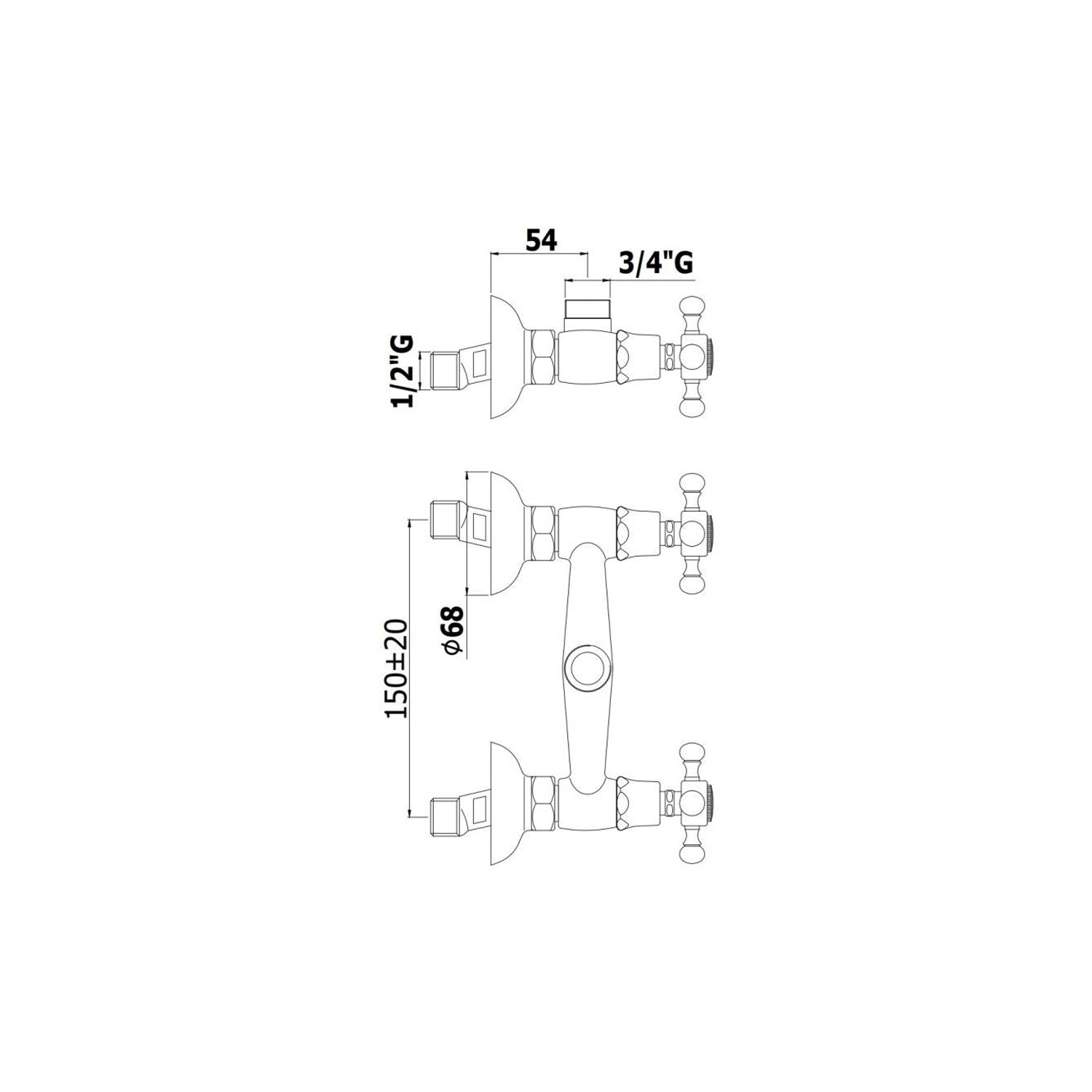  Gruppo doccia rovesciato Paffoni - Bronzato by CeramicStore | Lo specialista del tuo bagno