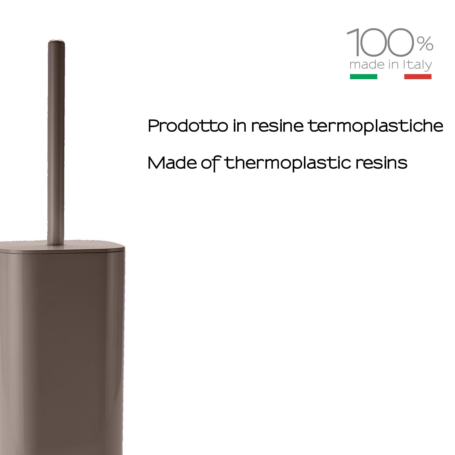  Scopino da appoggio Gedy serie Seventy - Tortora by CeramicStore | Lo specialista del tuo bagno