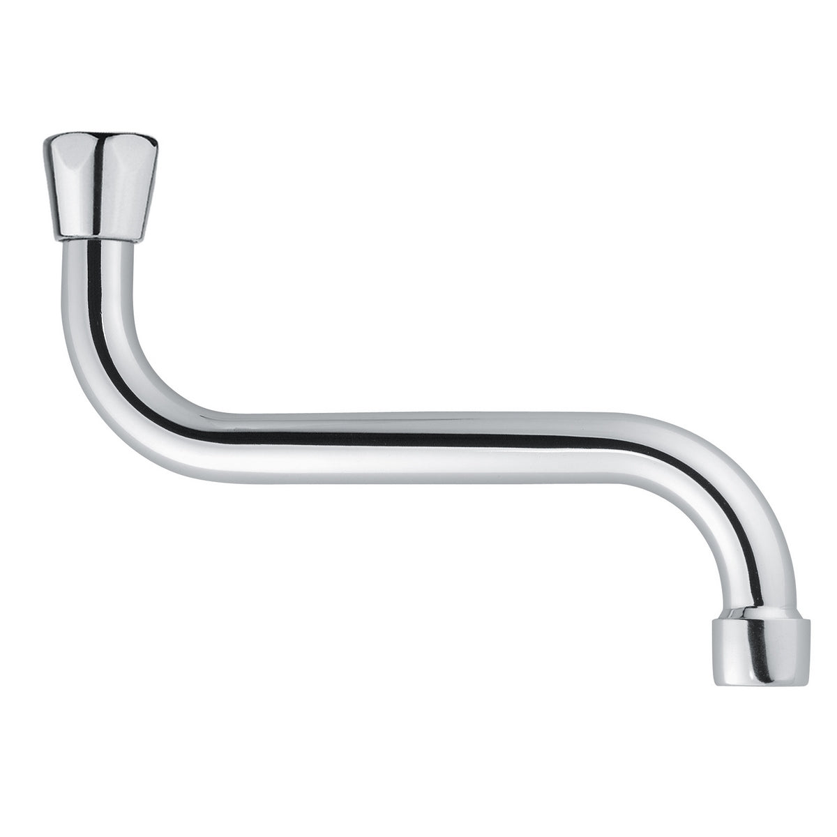 Canna per gruppo lavello a muro universale RubiFlux cm 25