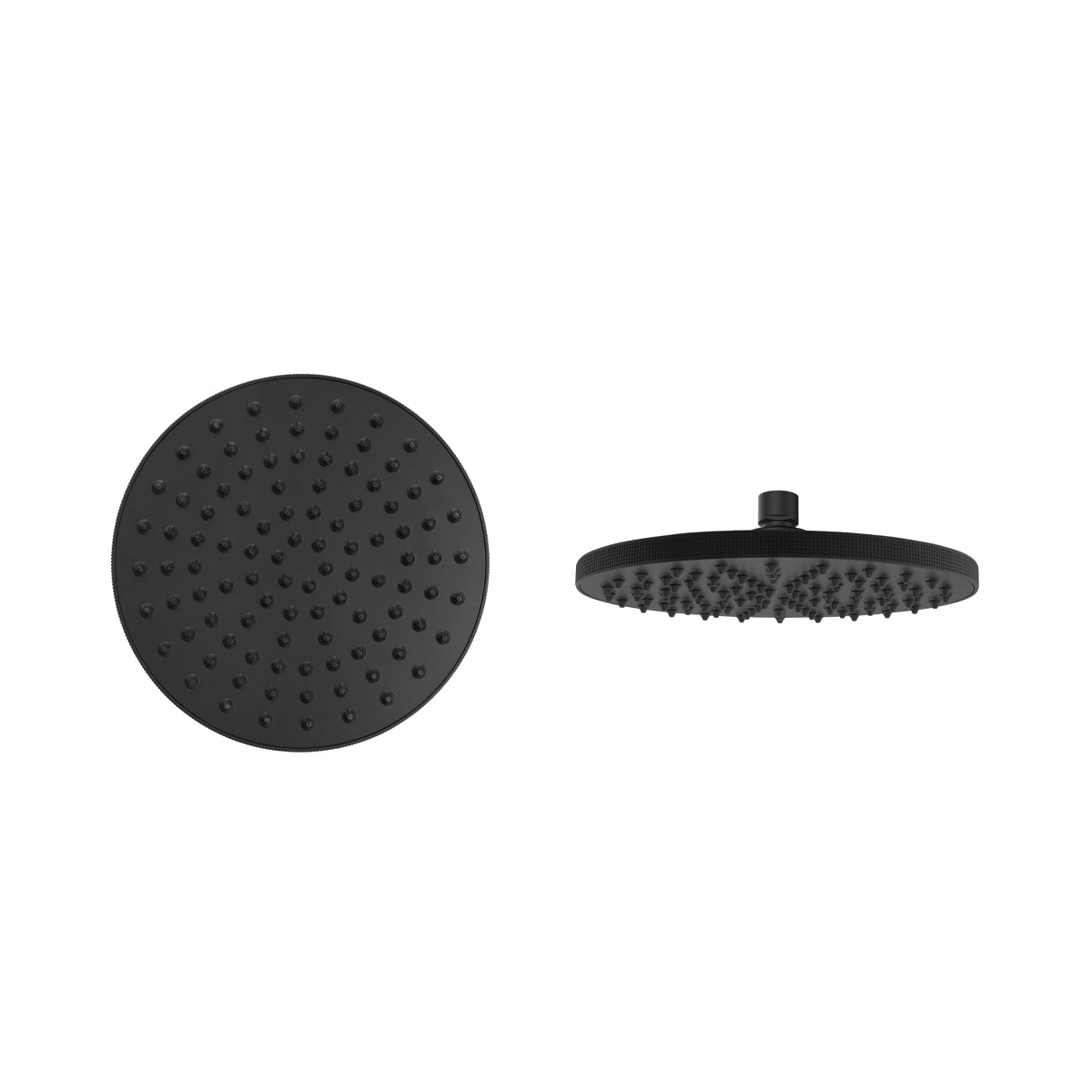 Soffione doccia ø250 mm DocciaGo modello Vela - Nero Opaco