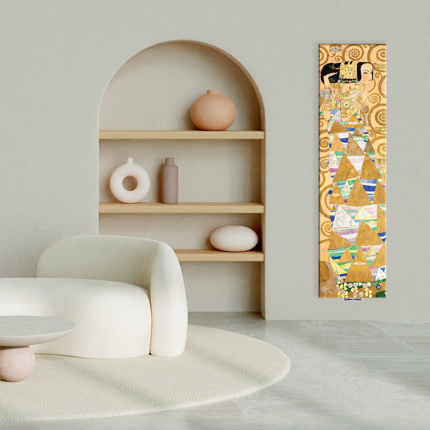 Termoarredo idraulico 180x59 cm interasse mm 50 Modello 'Attesa' Termocrea by CeramicStore | Lo specialista del tuo bagno