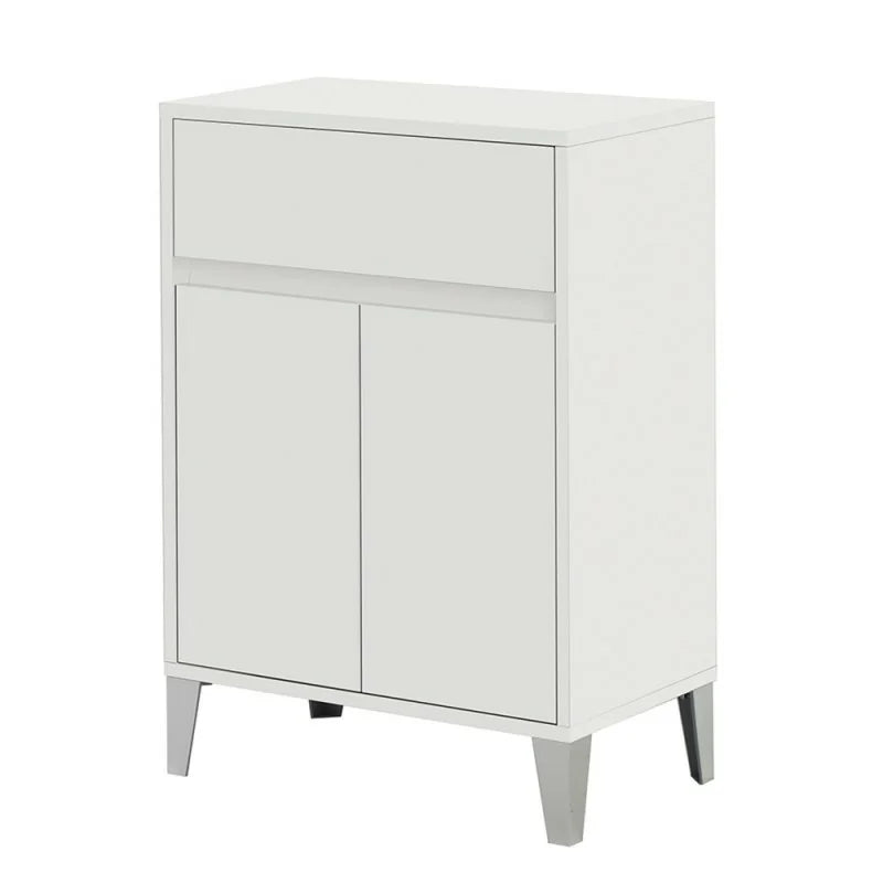 Base a due ante e un cassetto Cubi&Co serie Mondial 60x85x35 cm - Bianco