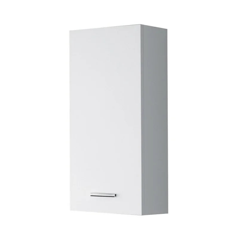 Pensile in nobilitato melaminico con un'anta Cubi&Co serie Star 35x70x18 cm - Bianco lucido