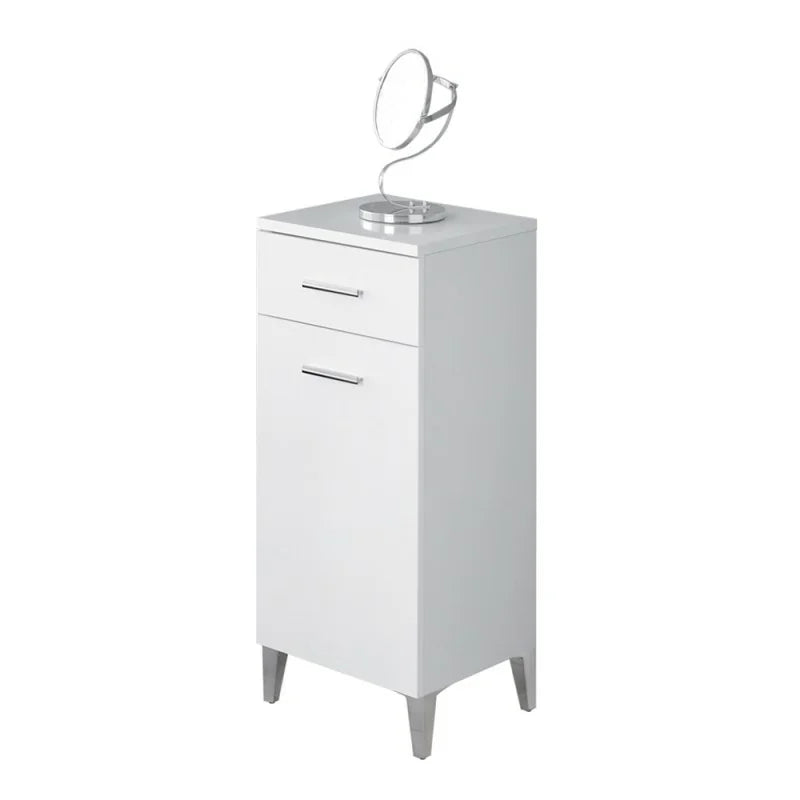 Base a un'anta e un cassetto Cubi&Co serie Star 35x83,5x34 cm - Bianco