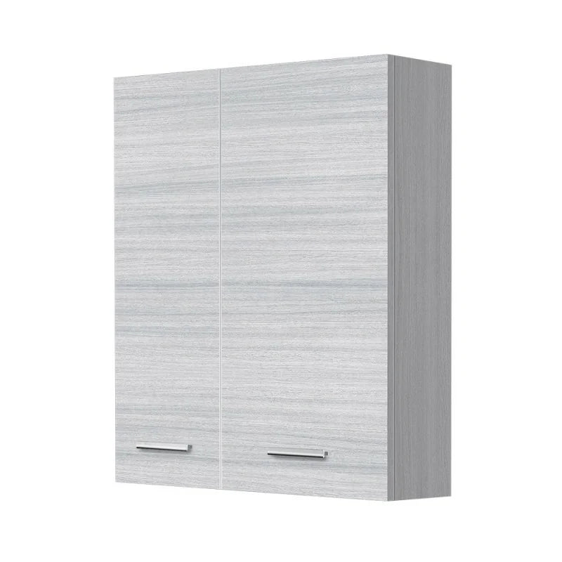 Pensile a due ante Cubi&Co serie Star con apertura tradizionale 60x70x18 cm - Grigio