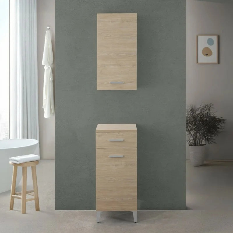 Base a un'anta e un cassetto Cubi&Co serie Star 35x83,5x34 cm - Rovere dolomite 3