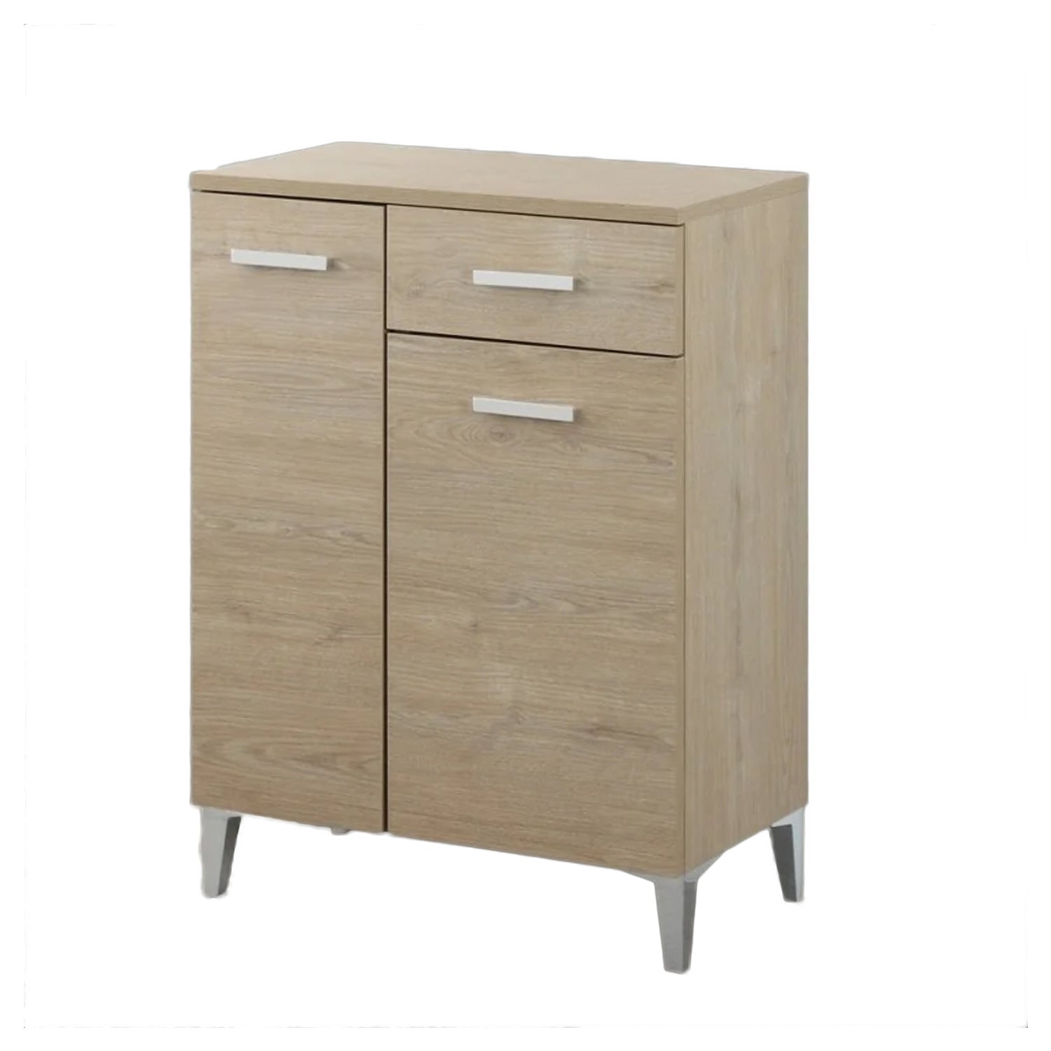 Base con due ante e un cassetto Cubi&Co serie Star 60x83,5x34 cm - Rovere dolomite