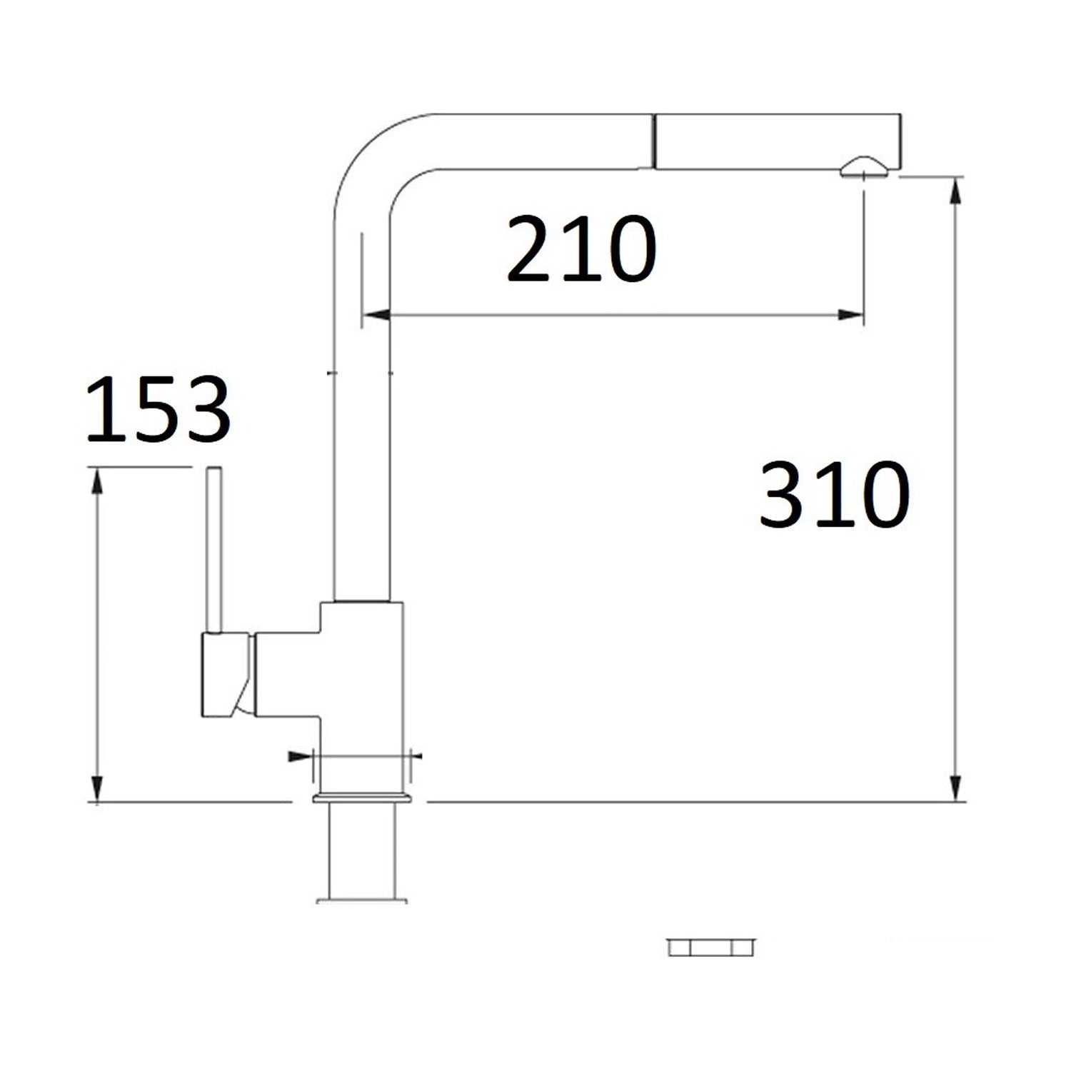  Miscelatore cucina con doccia estraibile nichel spazzolato Mixlav by CeramicStore | Lo specialista del tuo bagno