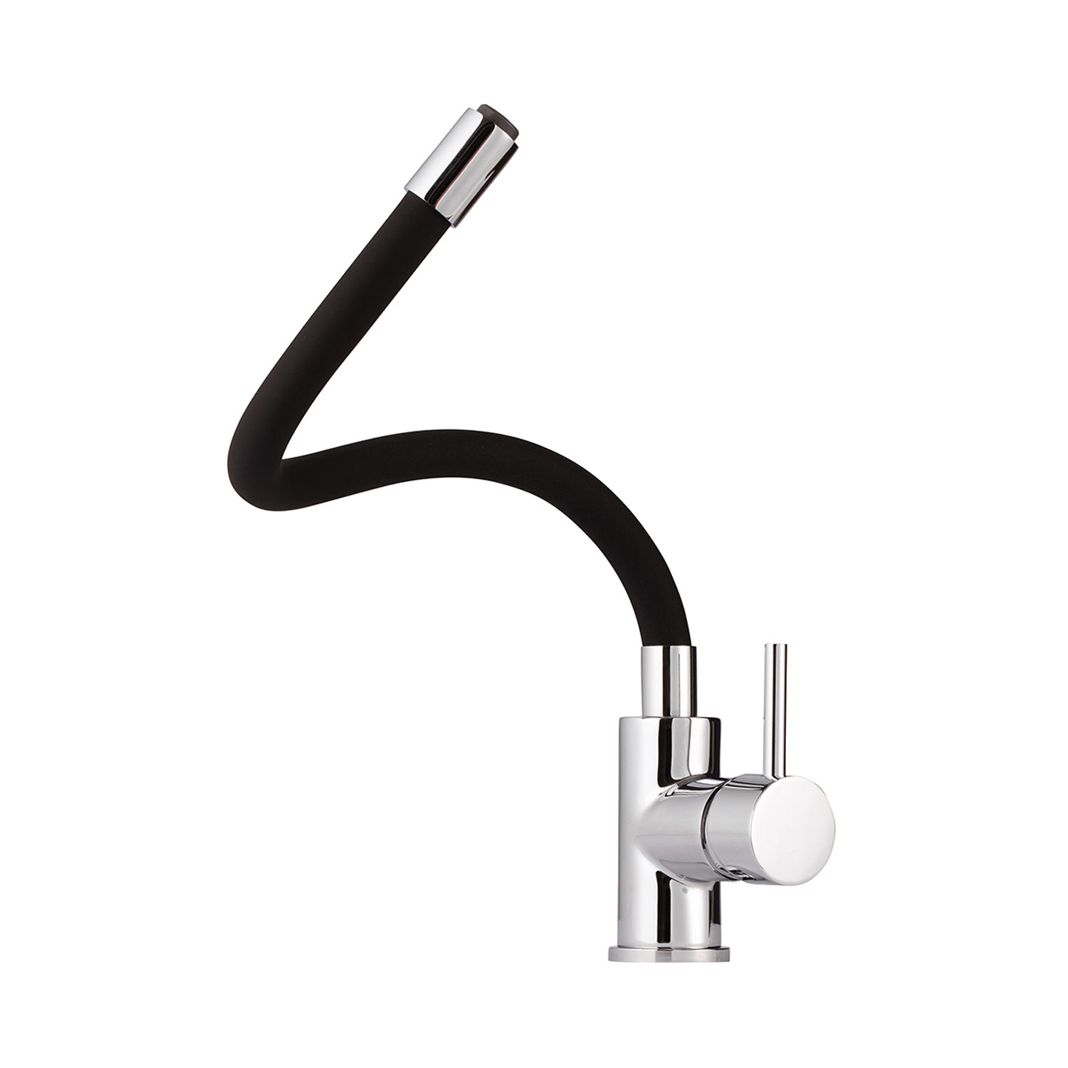  Miscelatore cucina con canna flessibile e girevole in silicone nero Mixlav by CeramicStore | Lo specialista del tuo bagno