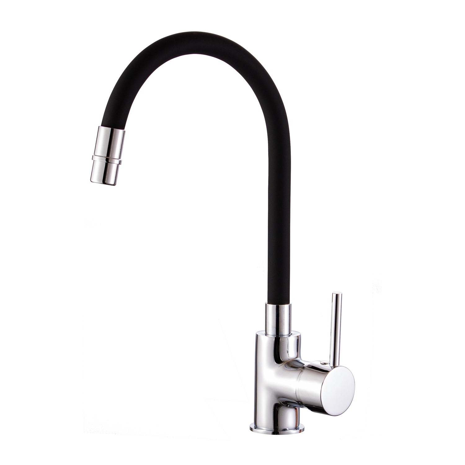 Miscelatore cucina con canna flessibile e girevole in silicone nero Mixlav by CeramicStore | Lo specialista del tuo bagno