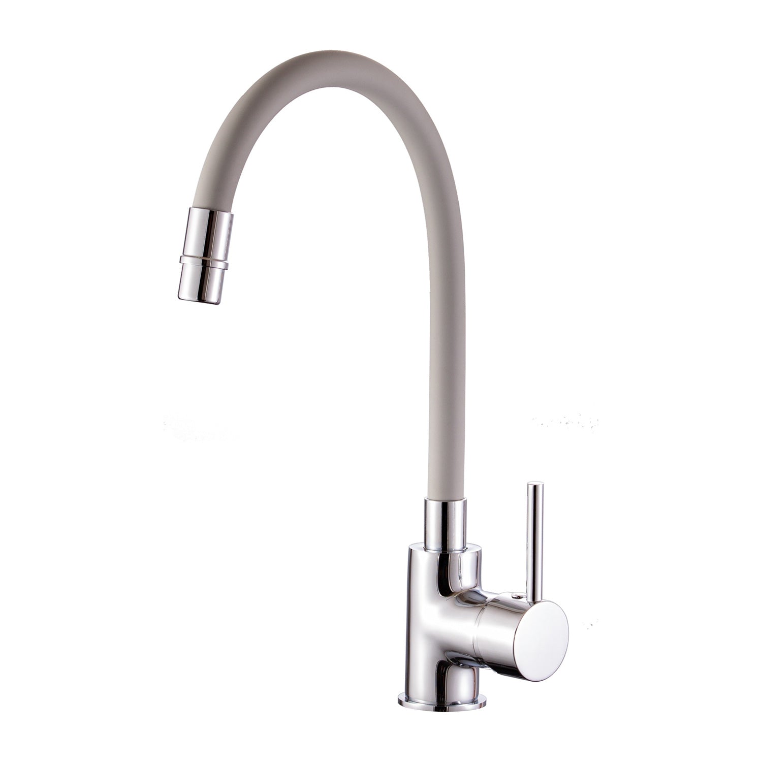 Miscelatore cucina con canna flessibile e girevole in silicone grigio Mixlav by CeramicStore | Lo specialista del tuo bagno