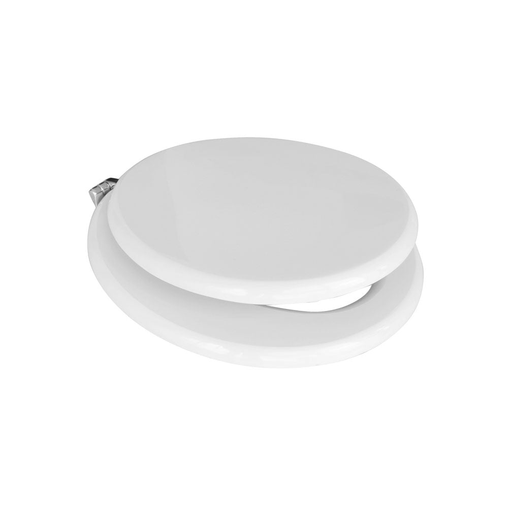  Sedile wc bianco per Ideal Standard vaso Small  larghezza 37 cm cerniere fisse