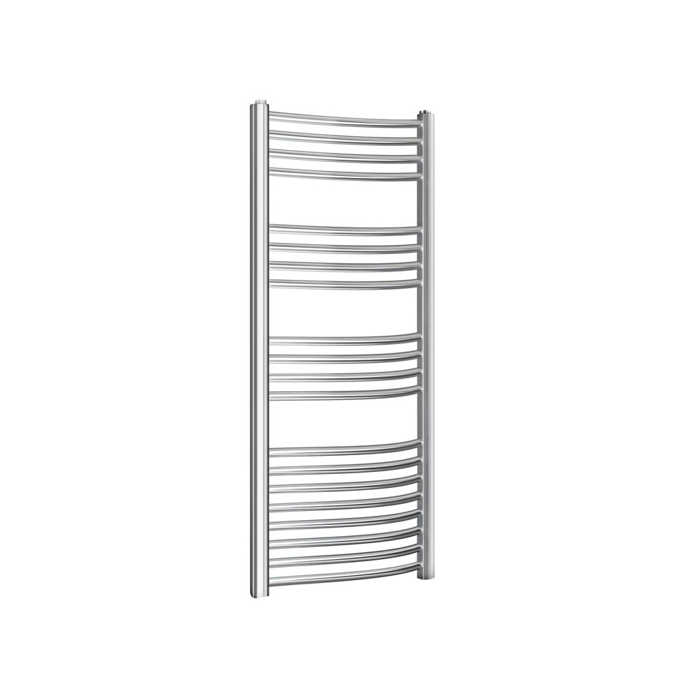 Termoarredo bagno linea Kalura cromato curvo h. 1200 interasse 500 mm by CeramicStore | Lo specialista del tuo bagno