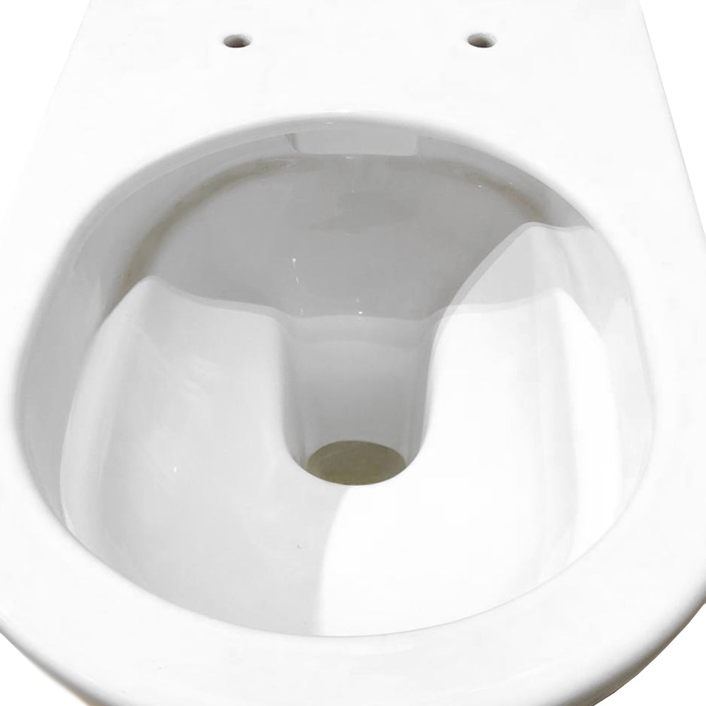 Coppia di sanitari filomuro WC bidet e coprivaso modello Soli di Althea 11