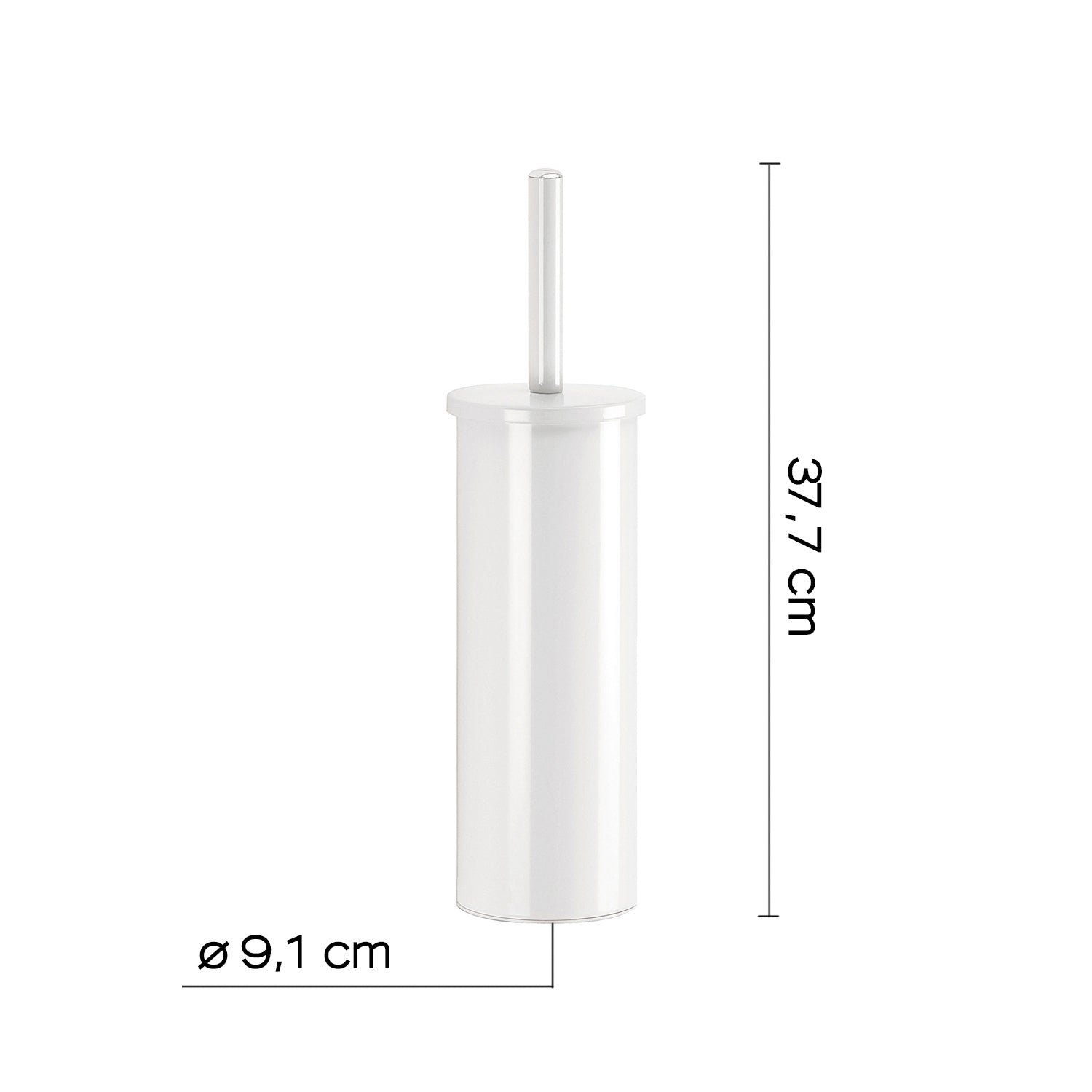  Scopino da appoggio modello Flip di Gedy in Acciaio Inox - Bianco Matt by CeramicStore | Lo specialista del tuo bagno