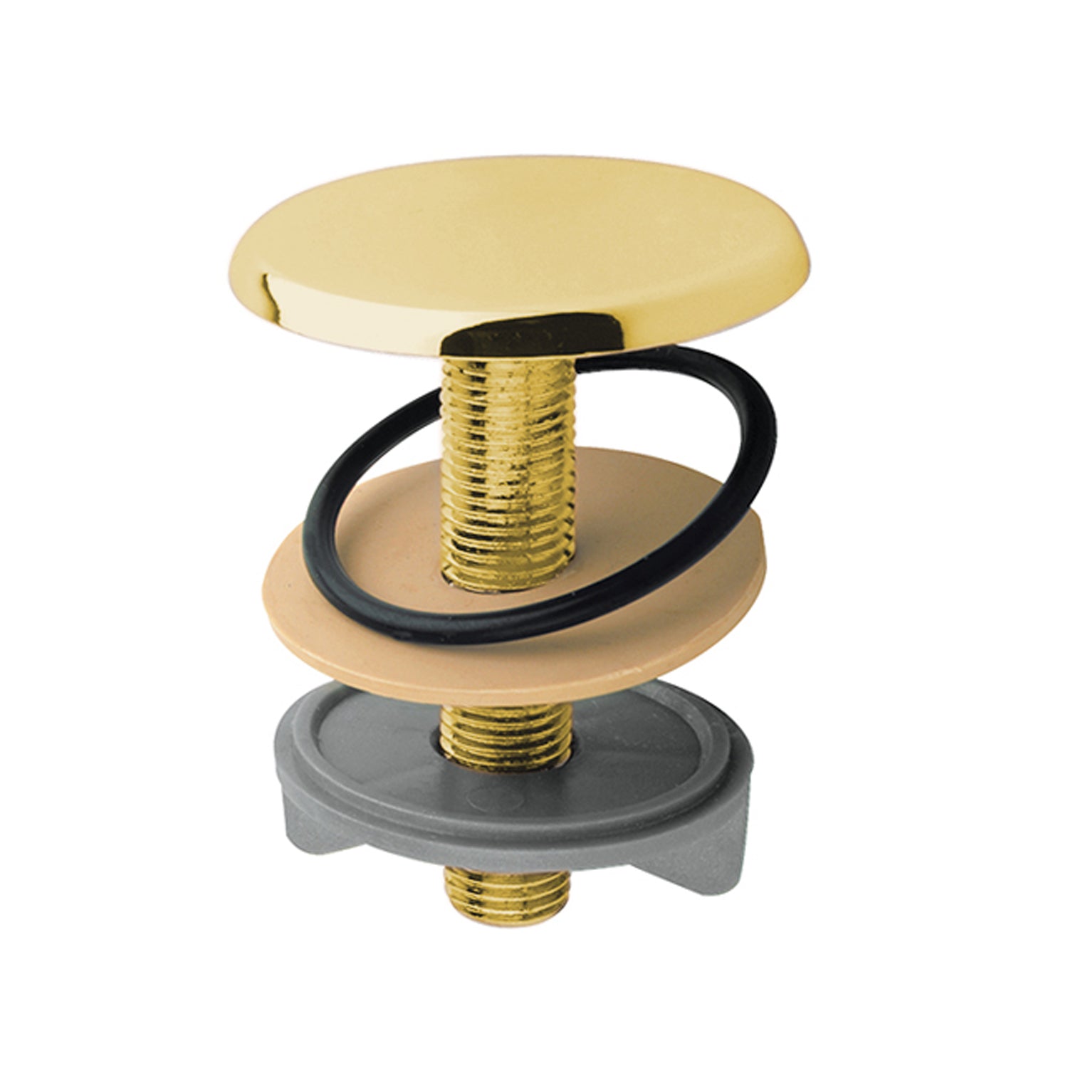 Tappo copriforo in ottone RubiFlux ø 49 mm - Dorato