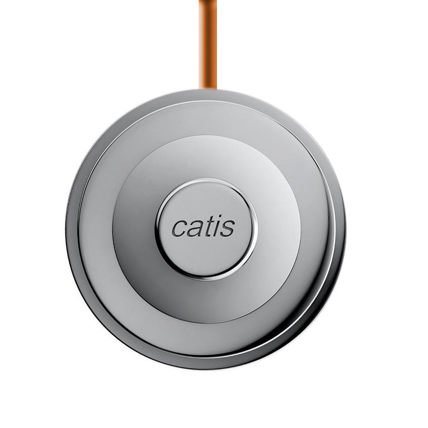 Pulsante da incasso per batteria di scarico Catis - Cromo