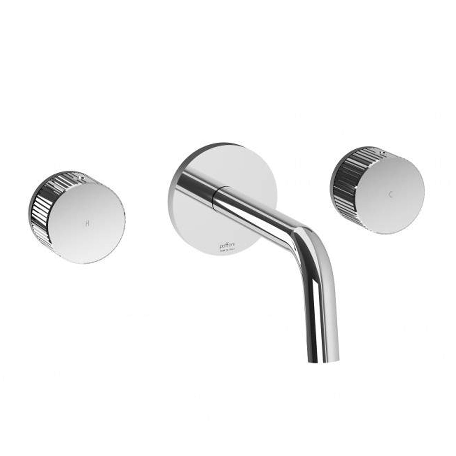 Miscelatore lavabo a muro con bocca cm 24,5 Paffoni Jo cromato