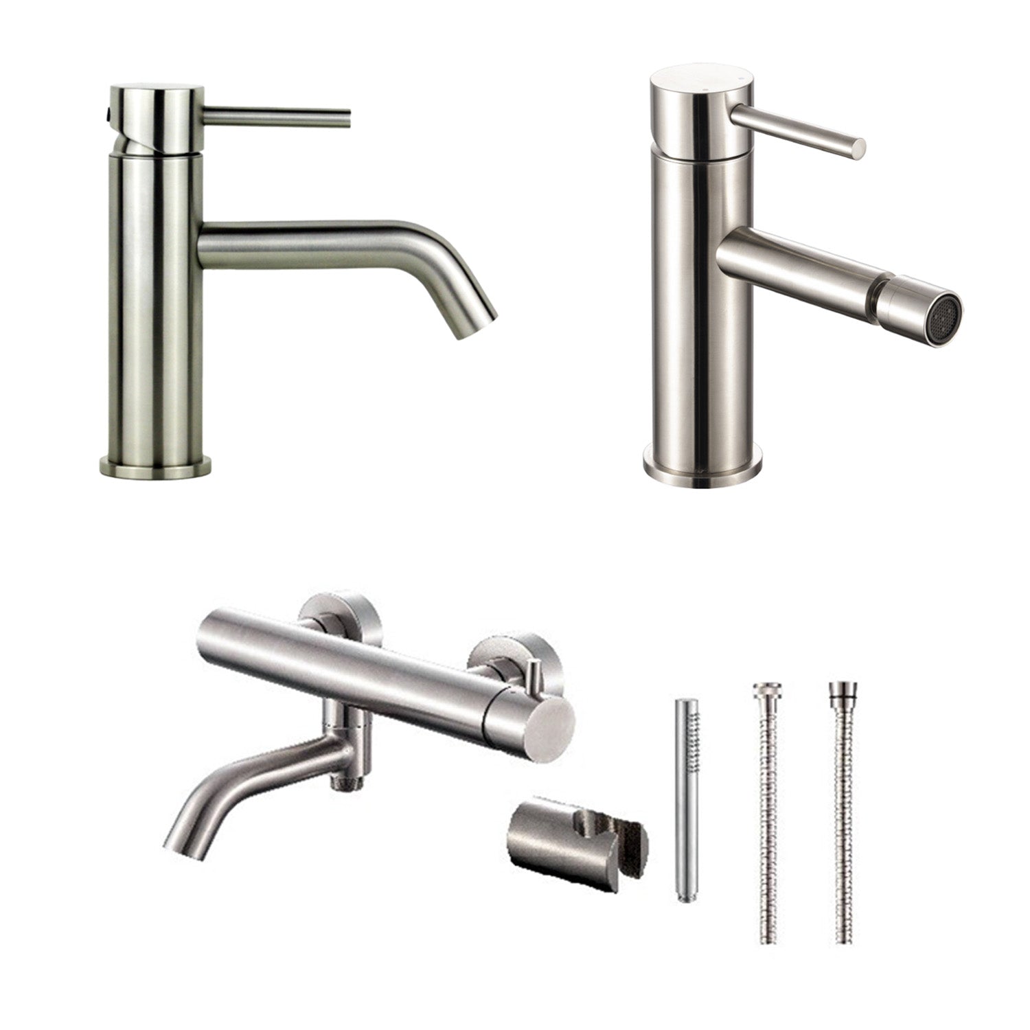 Composizione di miscelatori per lavabo