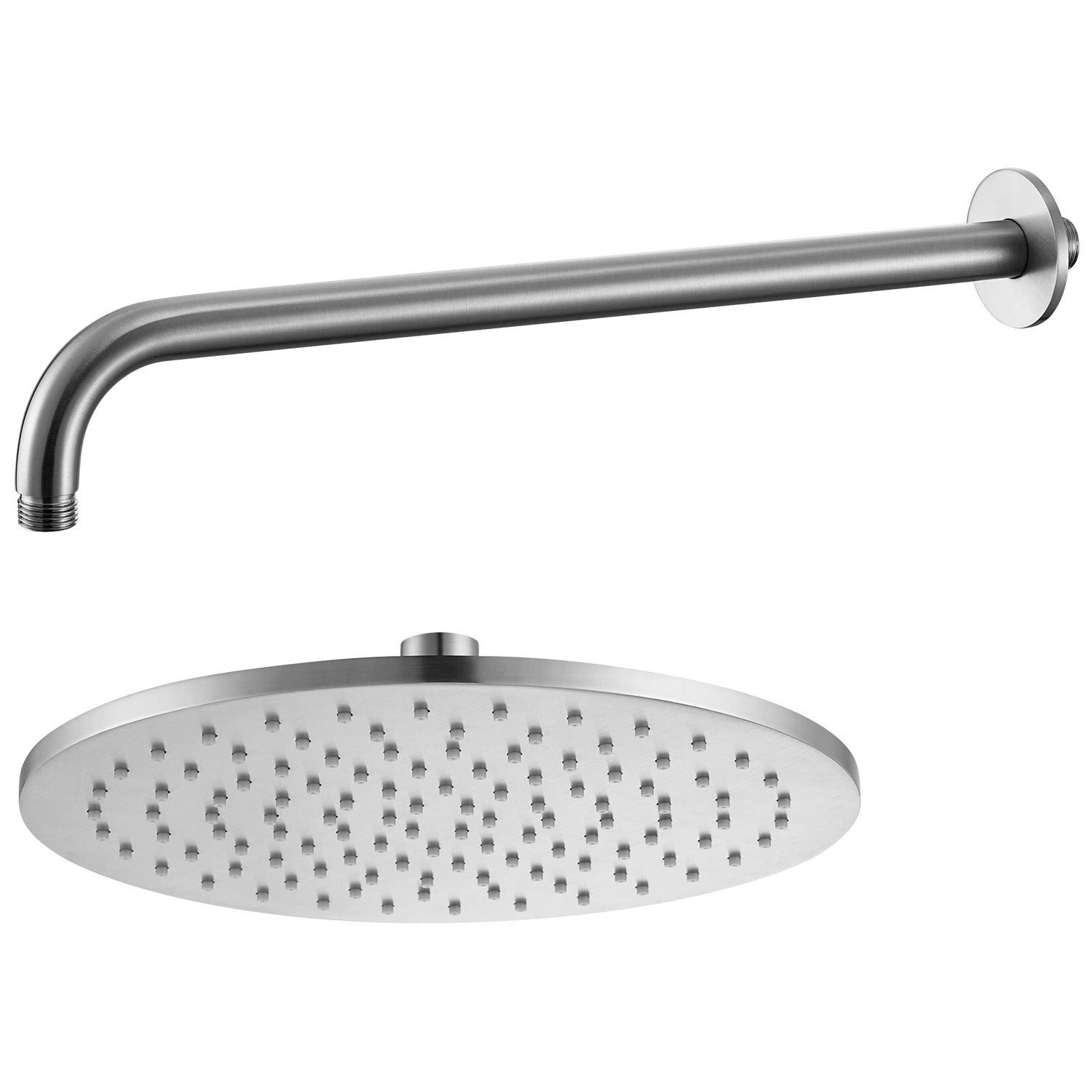 Kit doccia tondo serie TriaSix in acciaio 316 spazzolato by CeramicStore | Lo specialista del tuo bagno