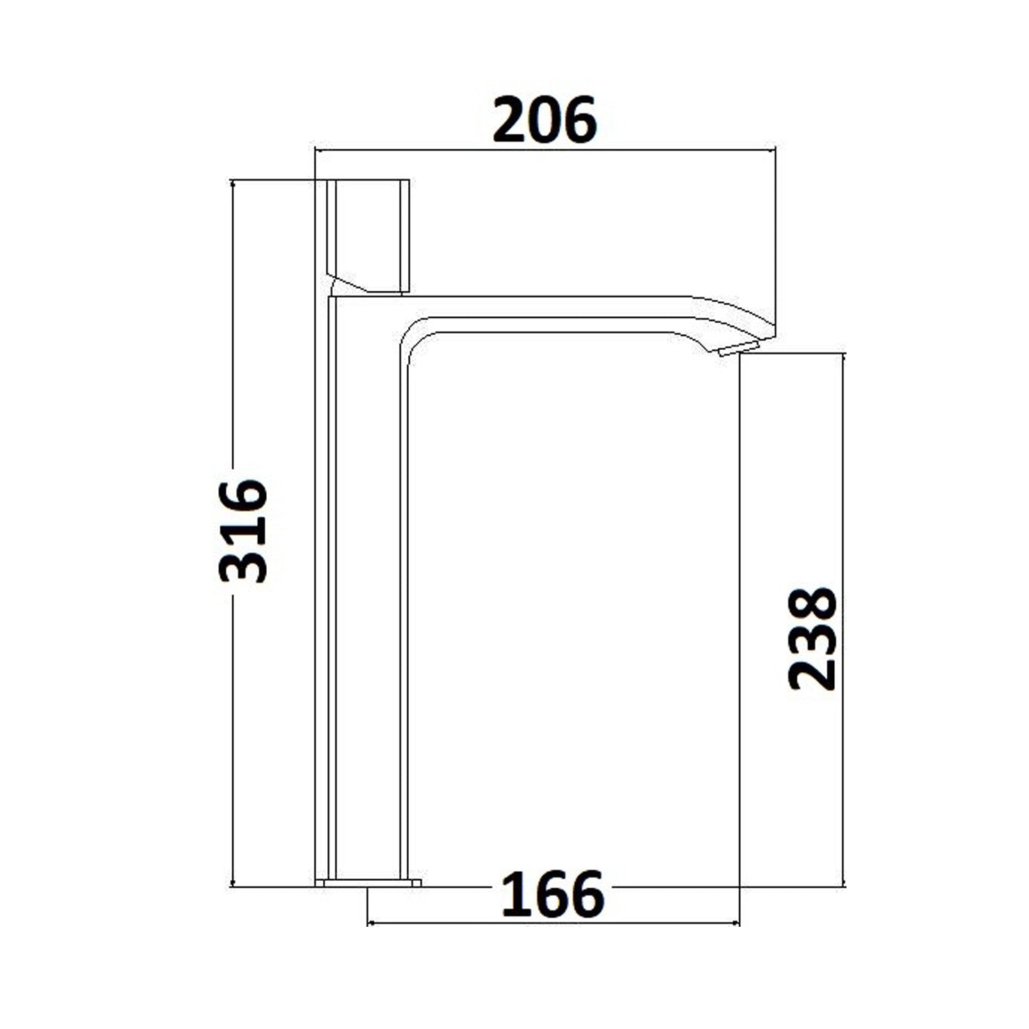  Coppia di miscelatori per lavabo alto e bidet serie Ice in ottone cromato by CeramicStore | Lo specialista del tuo bagno