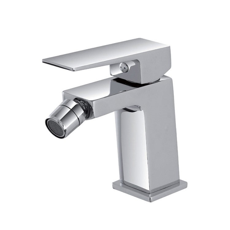 Kit miscelatore lavabo alto + bidet RubiFlux serie Arkon con scarico clic-clac - Cromo 2