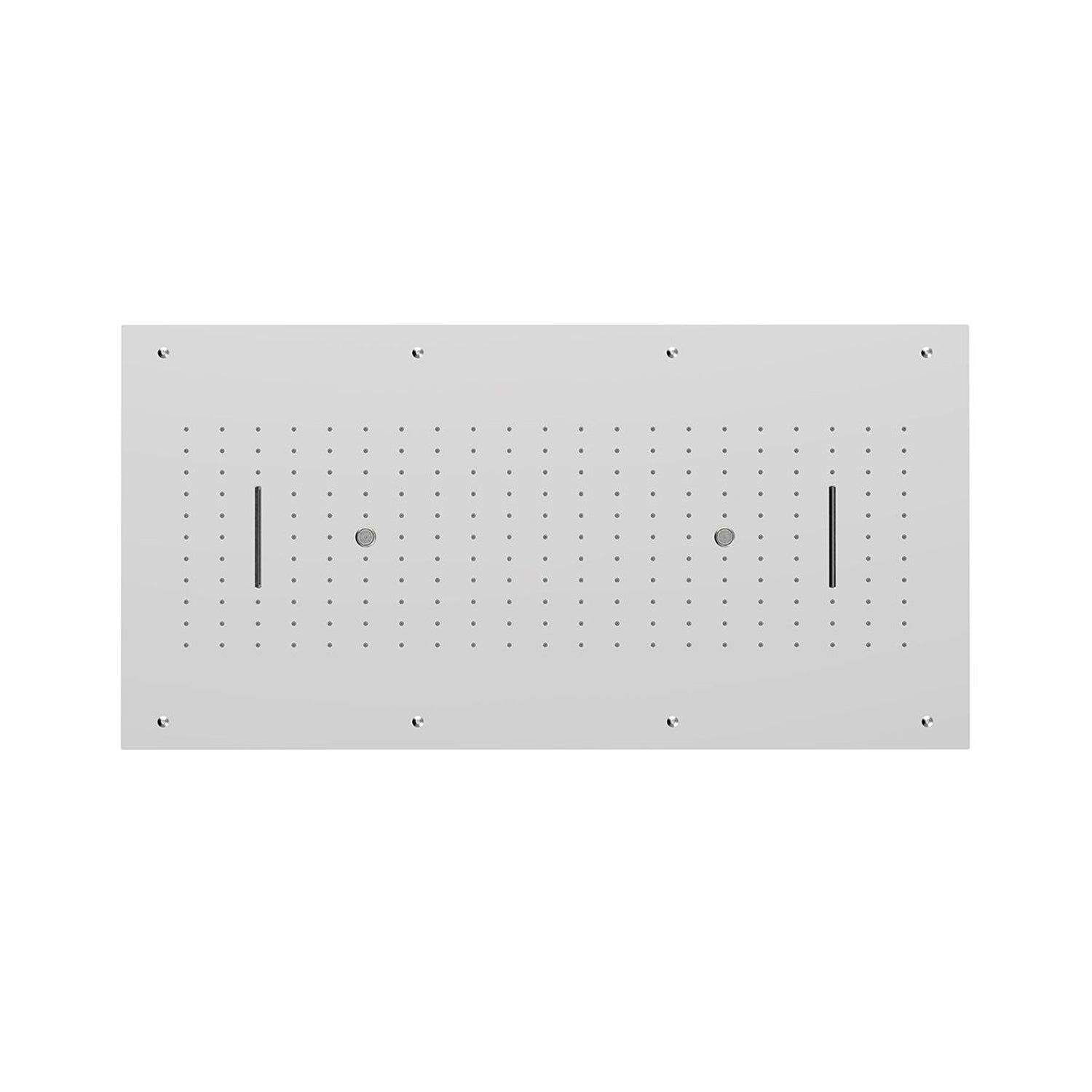 Soffione Stardust 100x50cm in acciaio con anticalcare e 3 getti by CeramicStore | Lo specialista del tuo bagno