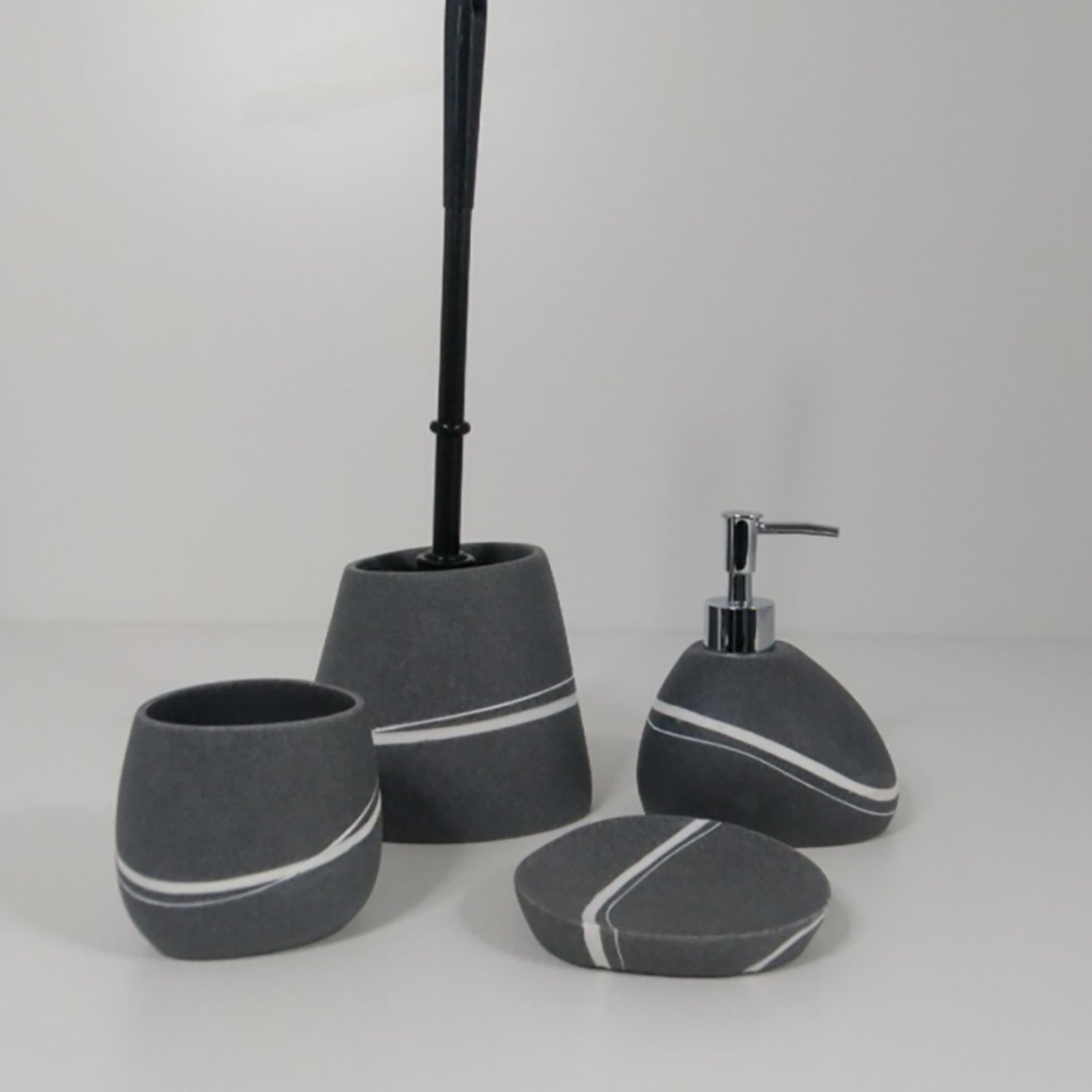  Scopino da appoggio Gedy serie Yvonne - Grigio by CeramicStore | Lo specialista del tuo bagno