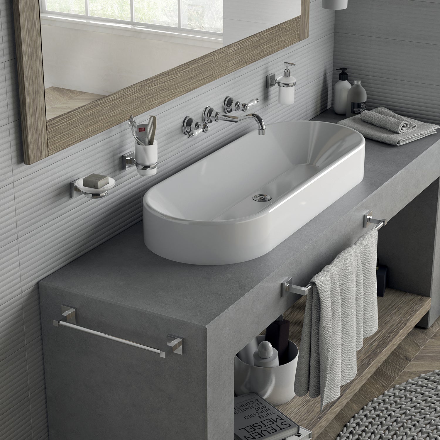  Portaspazzolini a muro di Gedy serie Olimpo - Cromato by CeramicStore | Lo specialista del tuo bagno