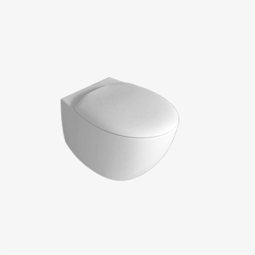  WC sospeso mascalzone con profonditàÂ  ridotta di 48 cm Domus Falerii Mascalzone Con sedile Normal Close