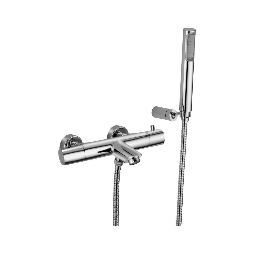 Miscelatore termostatico vasca con deviatore serie Light modello LIQ023CR cromo Paffoni by CeramicStore | Lo specialista del tuo bagno