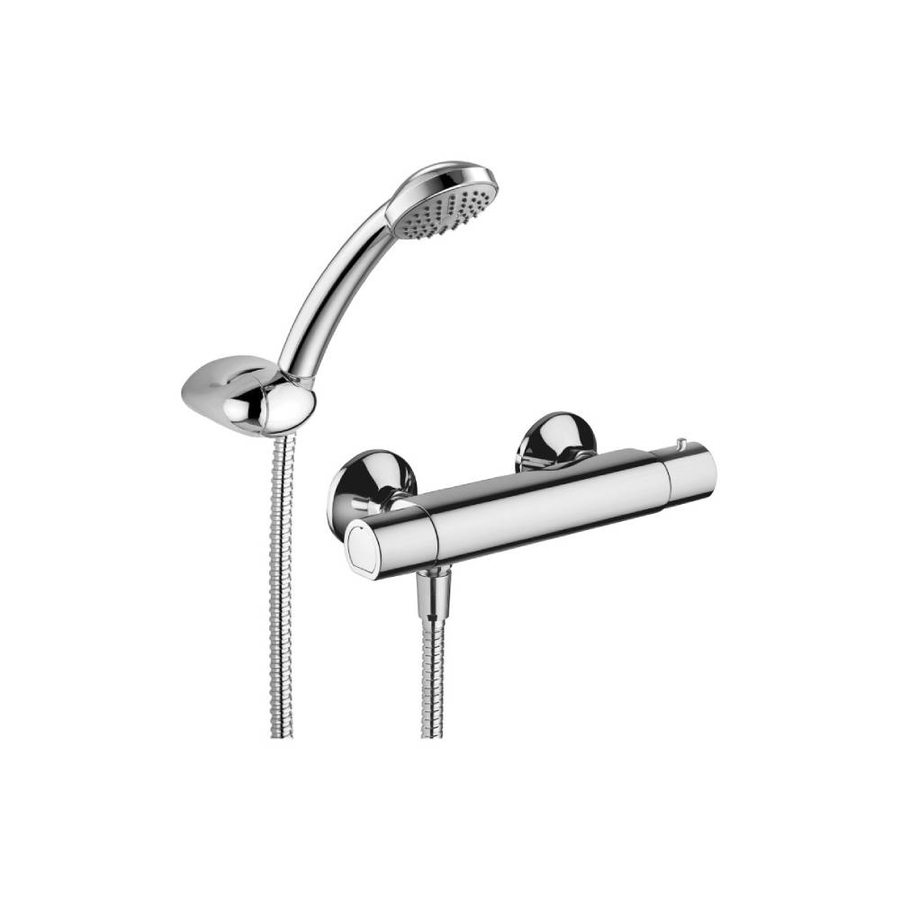 Miscelatore doccia termostatico serie Equo Star New modello EQS168DCRNEW cromo Paffoni by CeramicStore | Lo specialista del tuo bagno