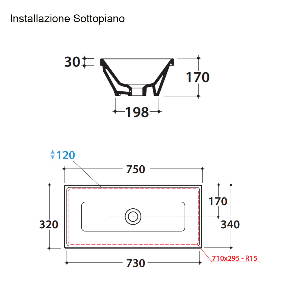  Lavabo da Incasso 75X34 Ceramica Globo Stockholm FO075.BI by CeramicStore | Lo specialista del tuo bagno
