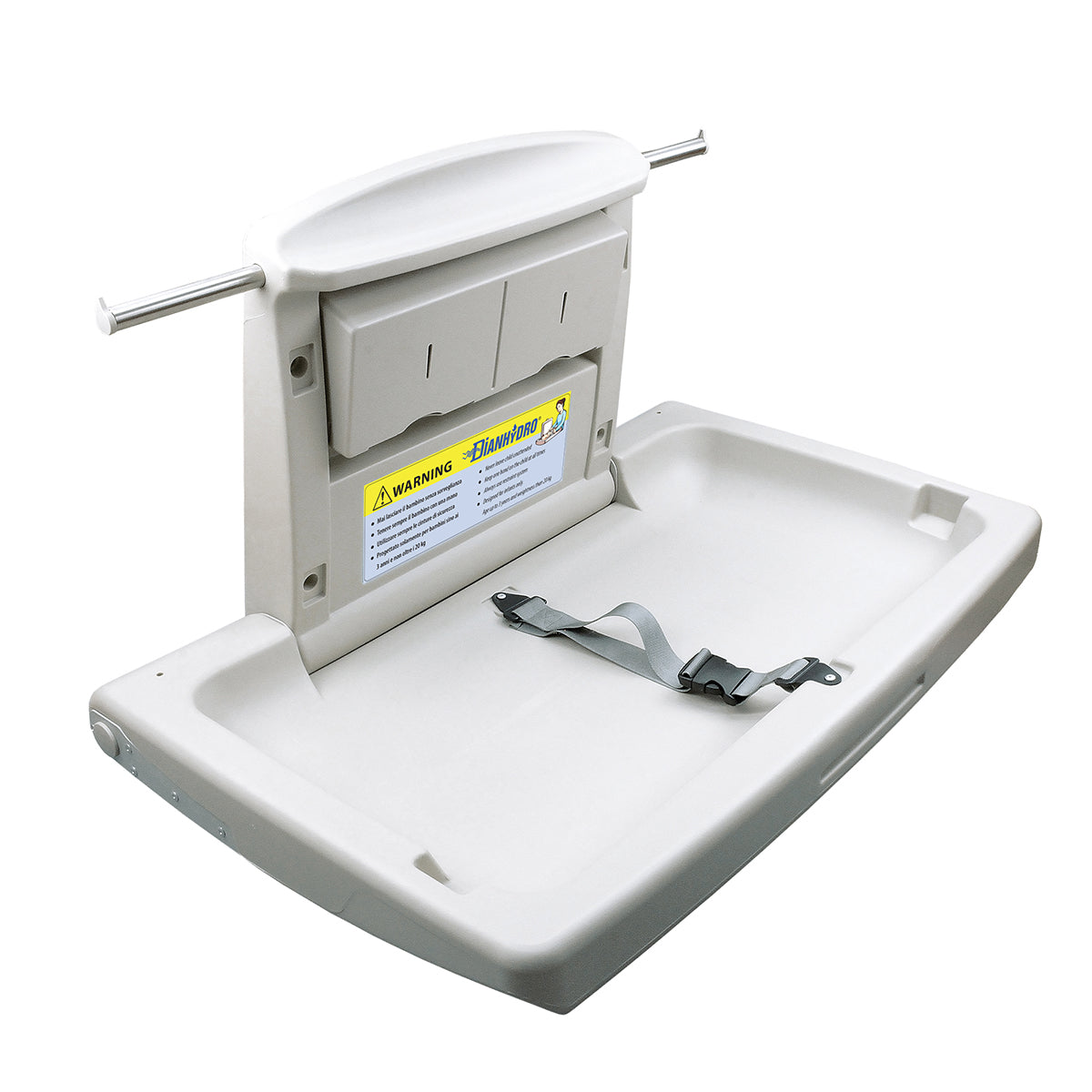 Fasciatoio orizzontale per bambini richiudibile - Grigio