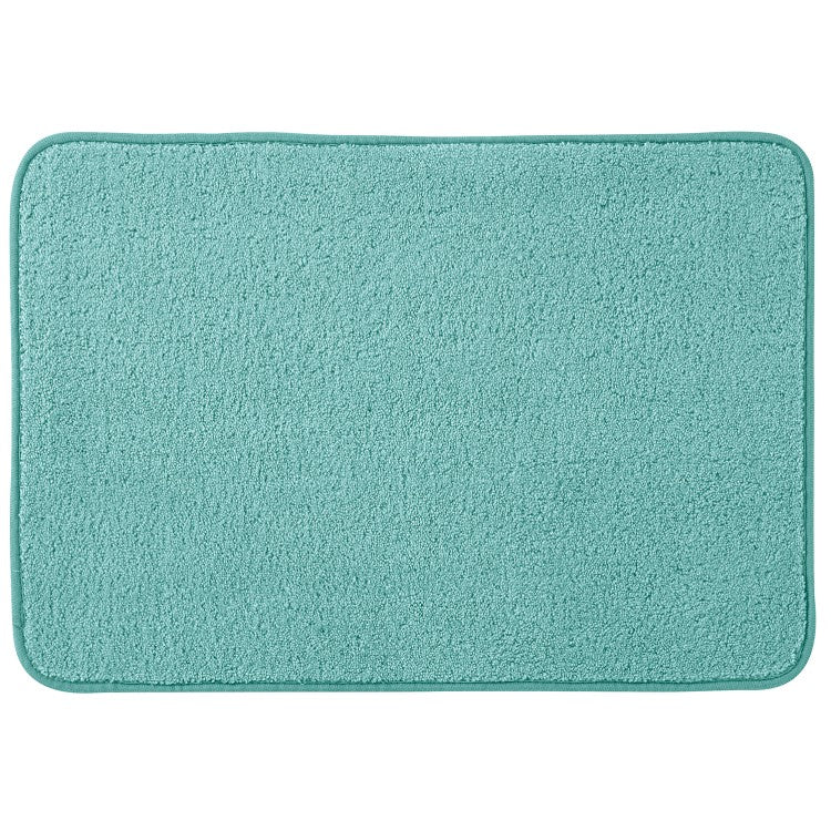 Tappeto in microfibra con base antiscivolo BathCore serie Prisma - Verde
