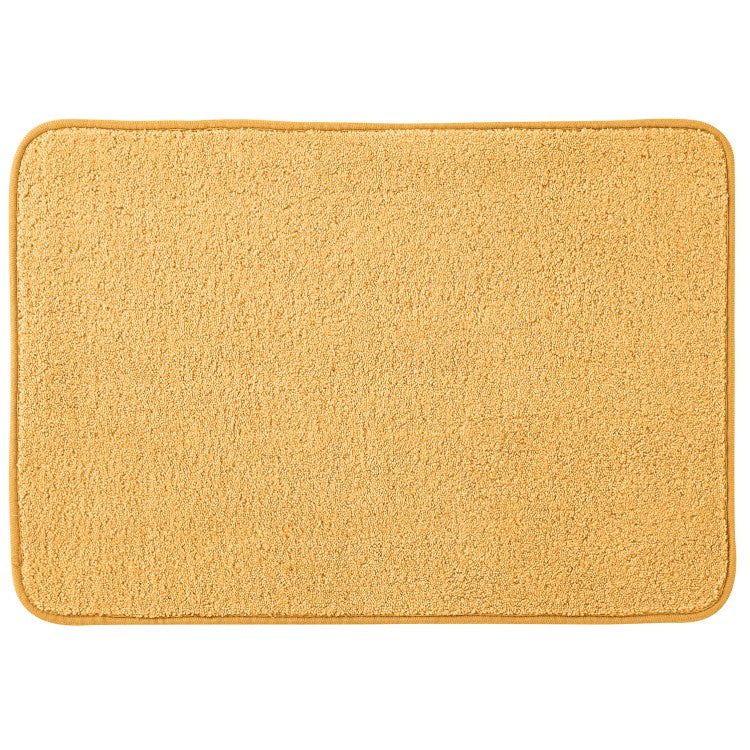 Tappeto in microfibra con base antiscivolo BathCore serie Prisma - Giallo