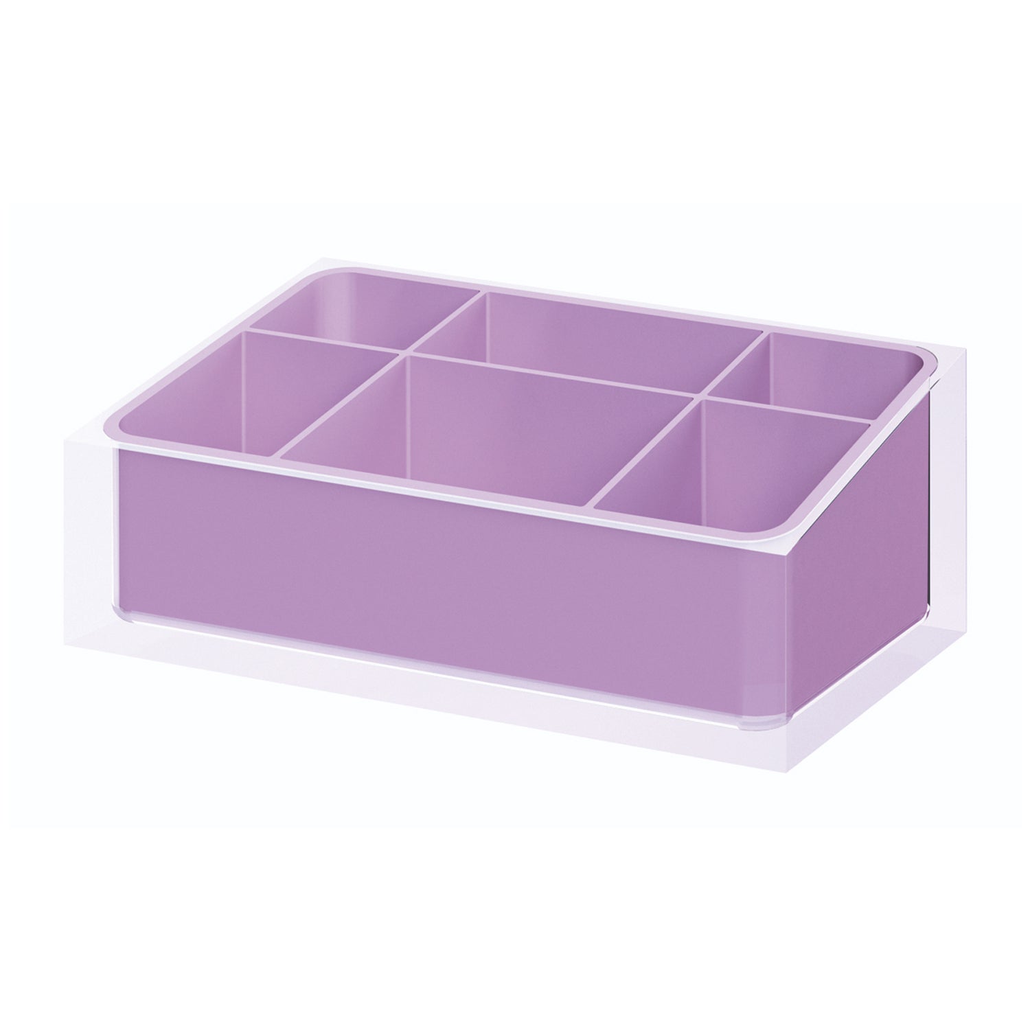 Organizer da appoggio Gedy linea Rainbow - Finitura Lilla by CeramicStore | Lo specialista del tuo bagno