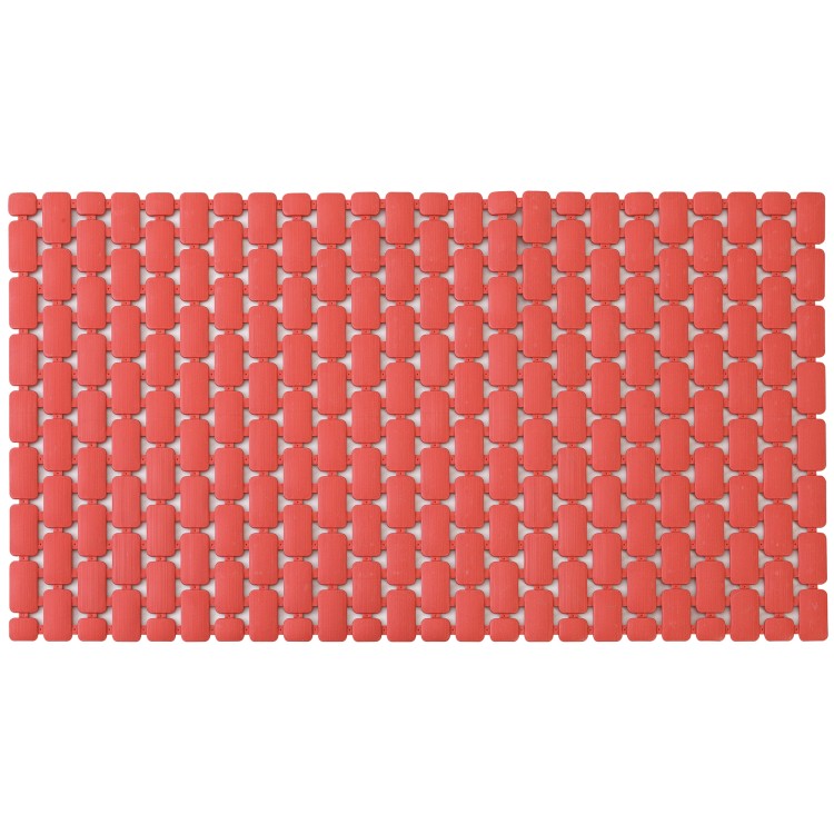 Pedana doccia antiscivolo 40x73 cm BathCore serie Prisma - Rosso mattone