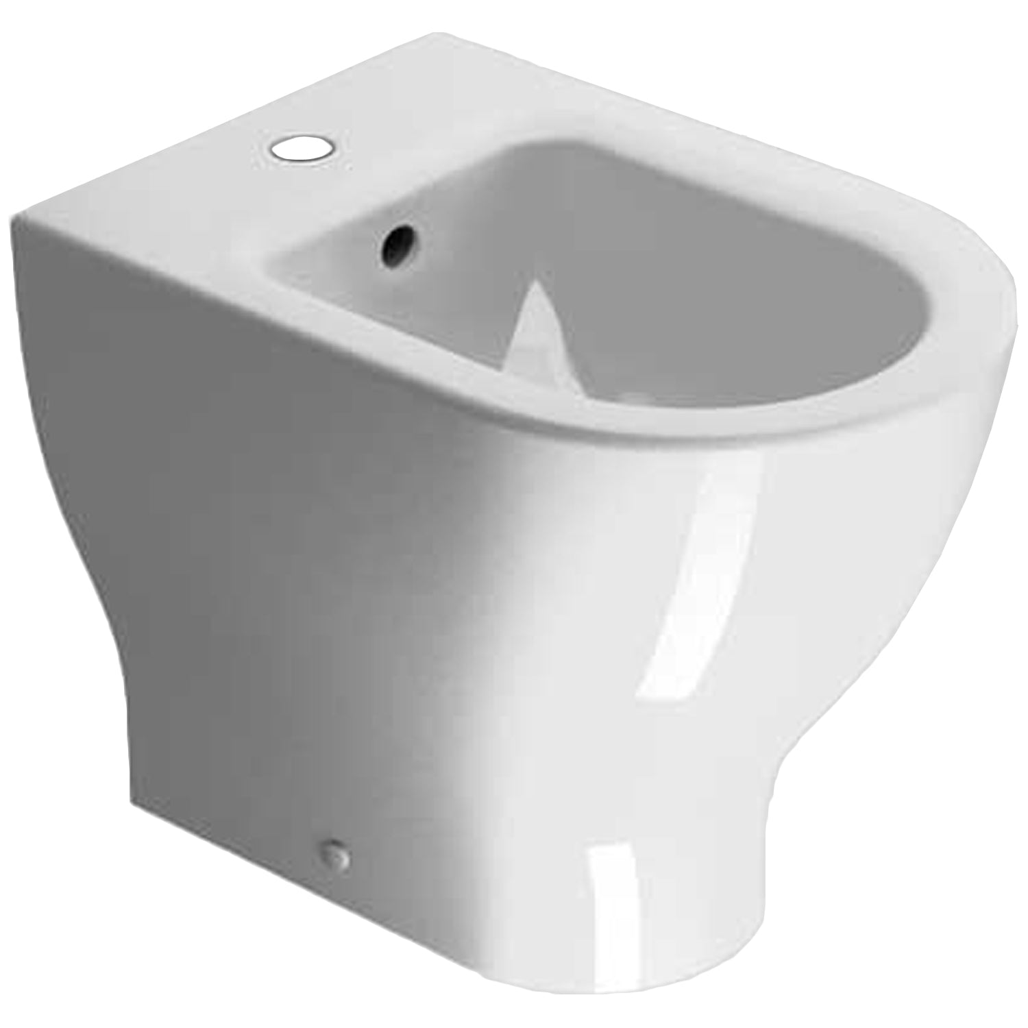Sanitari filo parete senza brida con copriwater softclose modello Vela 52x35xH42 cm - Bianco 6