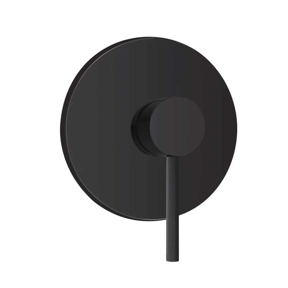 Miscelatore incasso doccia a una sola via Serie Paris Modello Noir Rubiflux - Nero Opaco