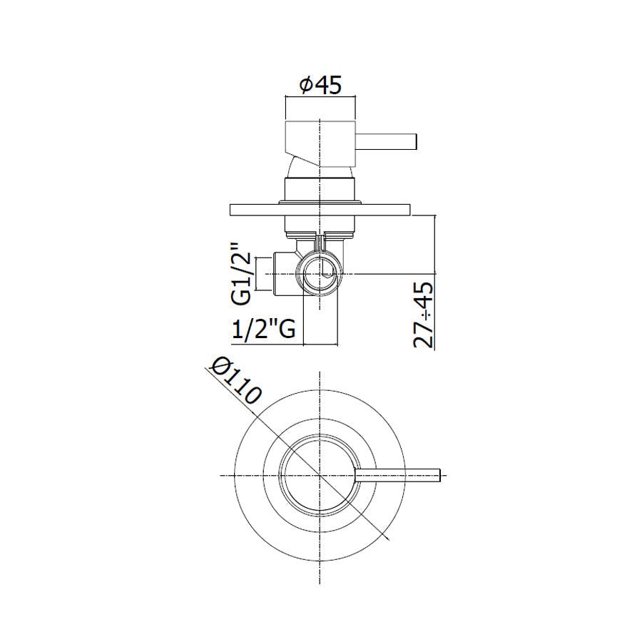  Miscelatore doccia da incasso 1 uscita Paffoni Light Exclusive Edition Nero Opaco by CeramicStore | Lo specialista del tuo bagno
