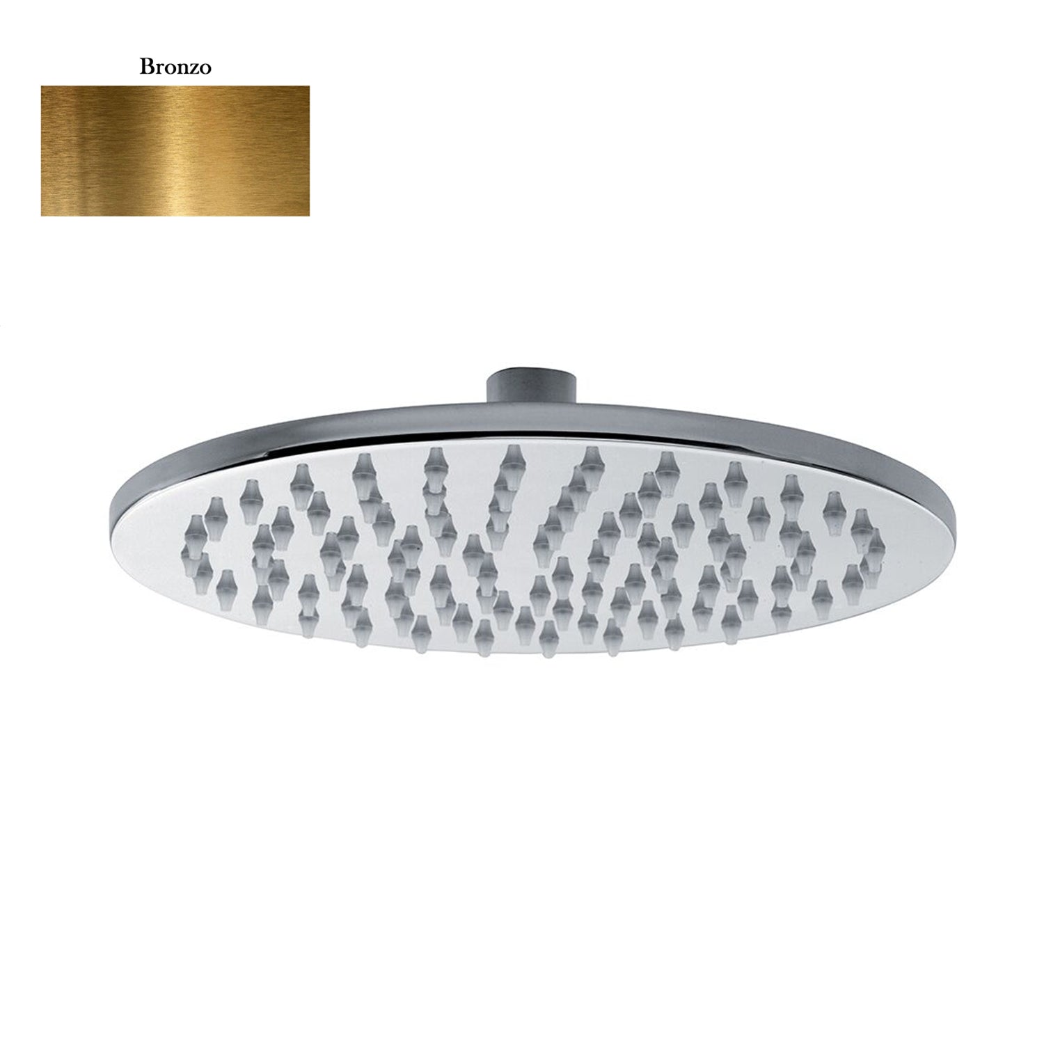 Soffione tondo Linz 300mm monogetto e ispezionabile bronzo by CeramicStore | Lo specialista del tuo bagno