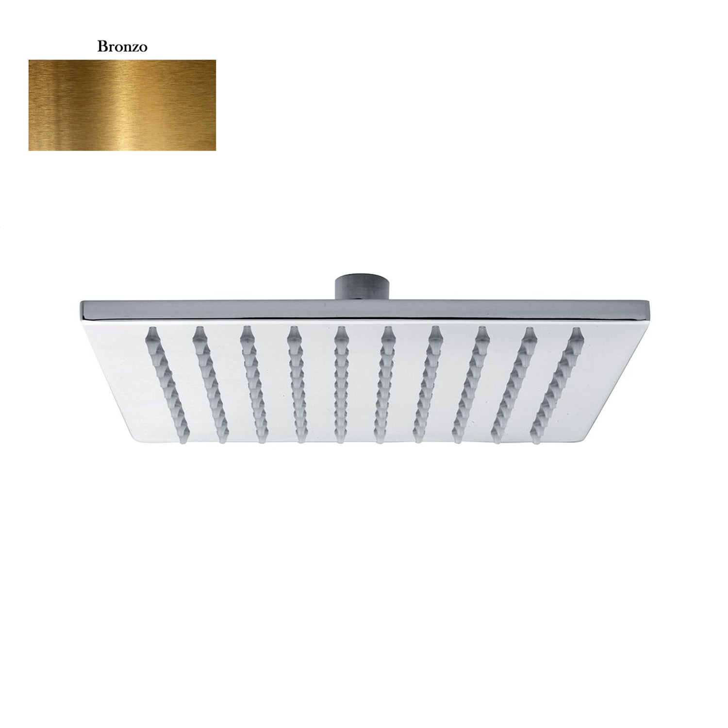 Soffione Calais 300mm monogetto e ispezionabile bronzo by CeramicStore | Lo specialista del tuo bagno